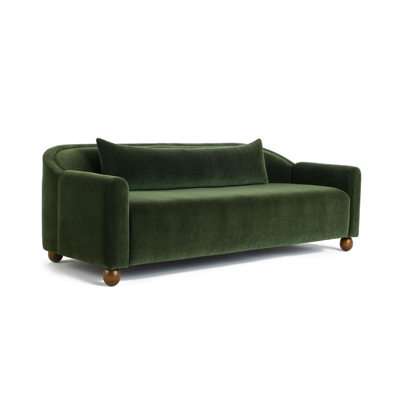 Alice 72 Inch Sofa, Forest
