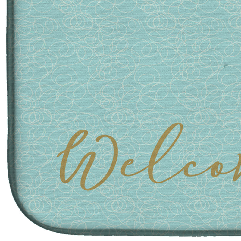 Tapis de séchage Flowers Welcome