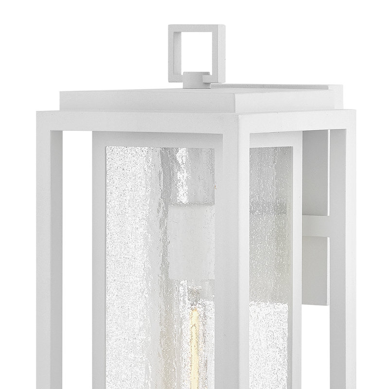 Applique murale Tristan, Blanc texturé, H 20 po x l 7 po x P 6,75 po