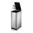 Steel Step On Kitchen Trash Can - 9.9 Gallons