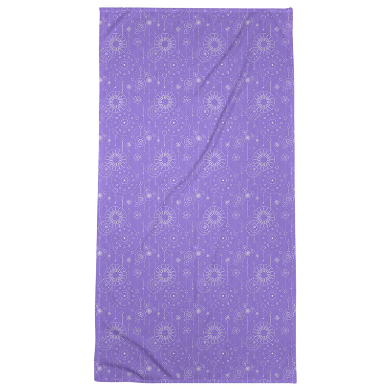 Serviette de plage Katelyn Elizabeth, Mauve