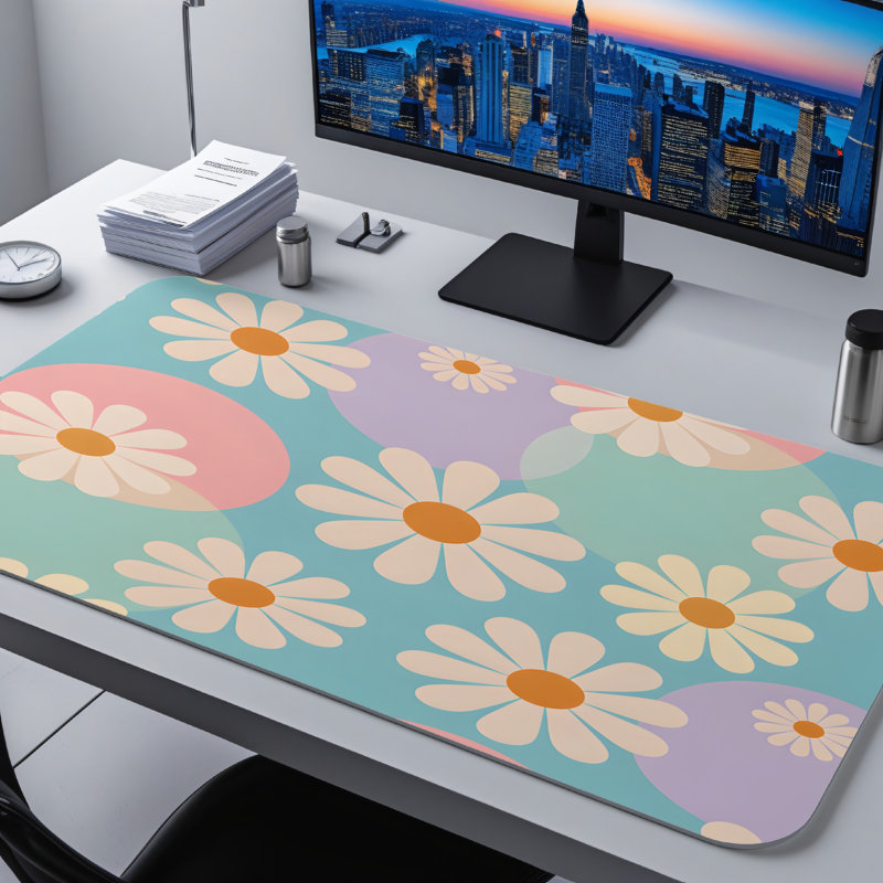 Polyester Desk Pad, 23.6x13.8