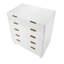 Commode 38 "Granville en blanc (5 tiroirs)-1536719119