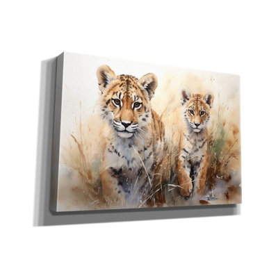 «Epic Graffiti», «Wild Life Of Predators In Watercolor 4» par Momart, art mural sur toile