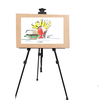 Blue Elephant Folding Adjustable Metal Tripod Easel