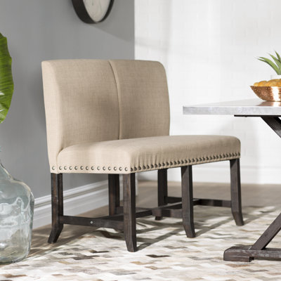 Messerly Polyester Blend Upholstered Bench