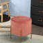 Lykes 38 cm W Velvet Footstool