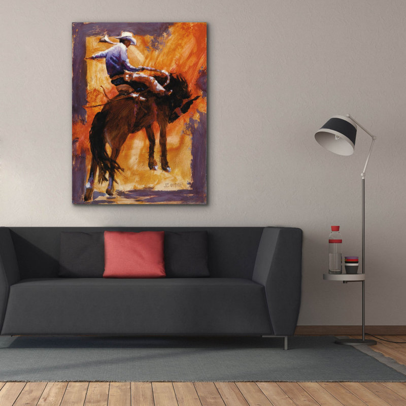 'Up In Front' by J. E. Knauf, Canvas Wall Art, 54" H x 40" W x 1.5" D