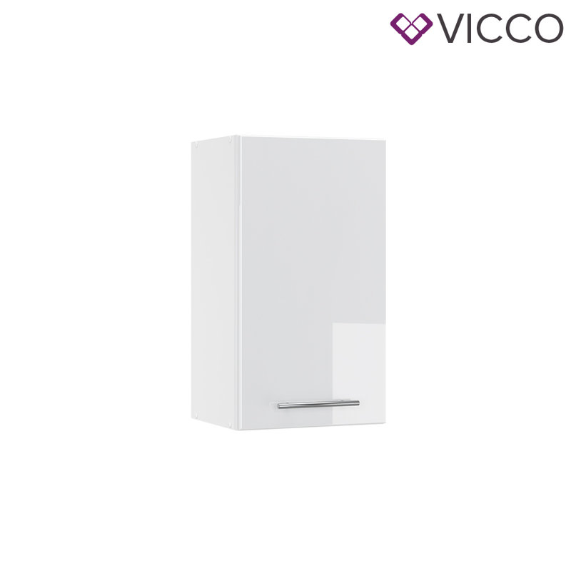 Banas Glossy Wall Unit, White