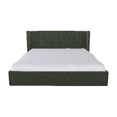 Chloe Upholstered Wingback Bed