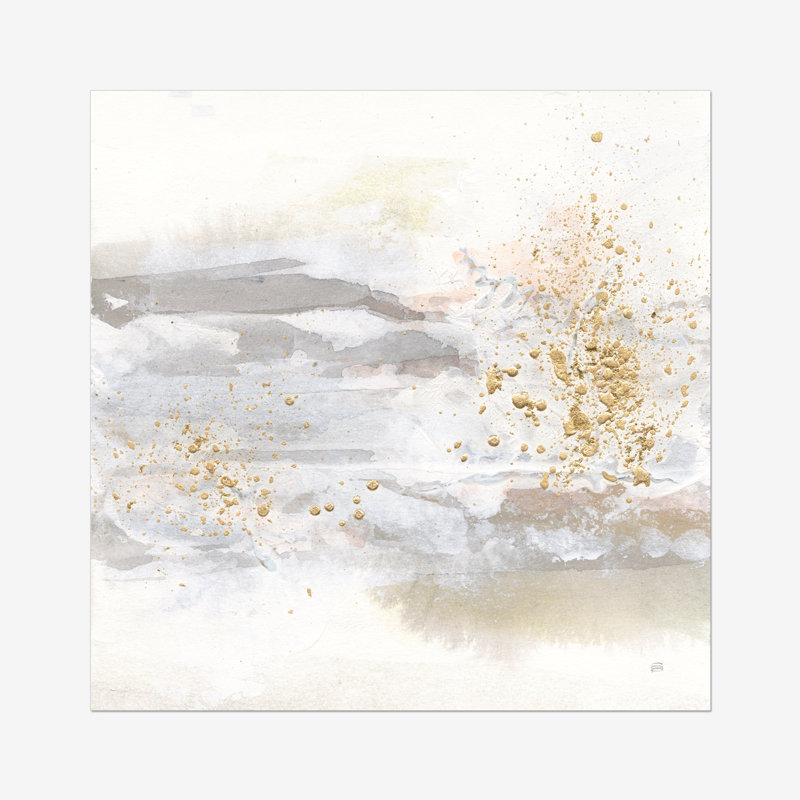 Winter Gold III by Chris Paschke - Painting, 30cm H x 30cm W, Paper Print