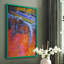 «Vibrant Flow I», reproduction encadrée - bois massif-770620922-770620923