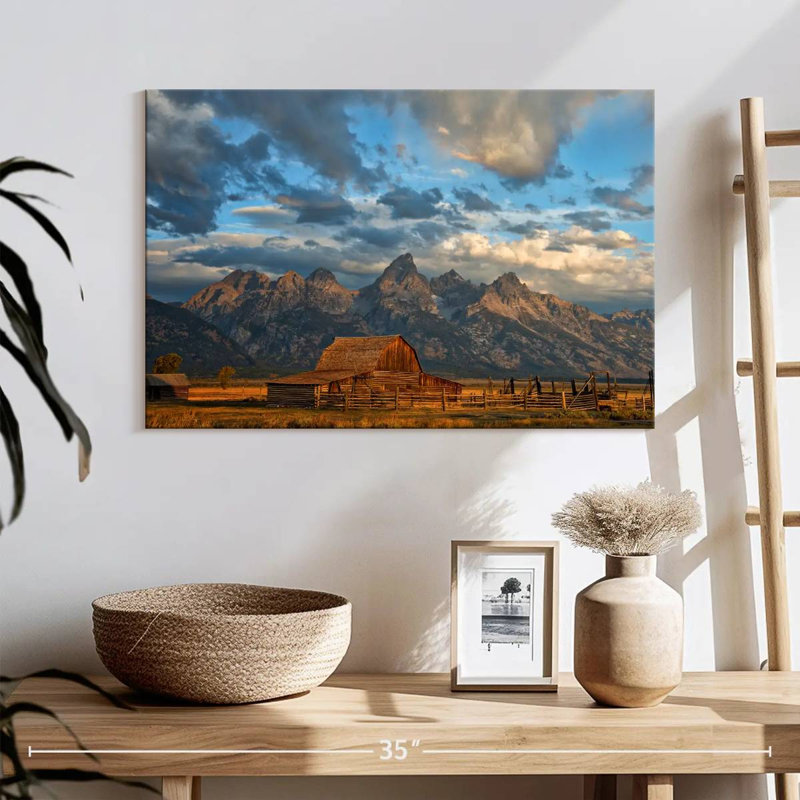 Rustic Wyoming, 16" H x 24" W