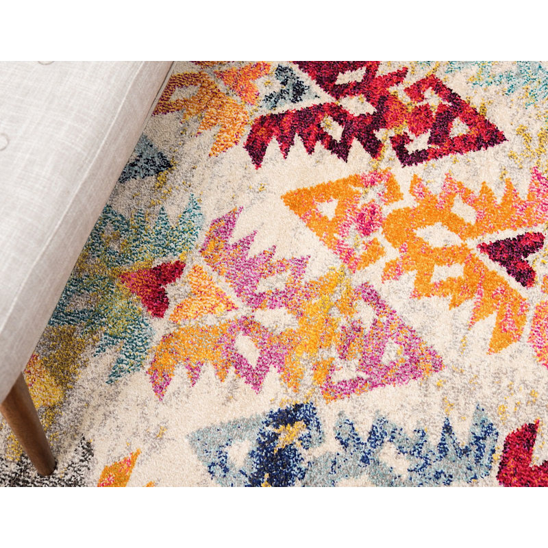 Sierra Abstract Indoor Rug, Round 3'3"