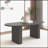 Extendable Oval Dining Table for 4-8 People, for Family Living and Dining Areas-1864821830