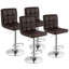 Tabouret de bar pivotant à hauteur réglable avec structure en métal-1115289637-1115166551