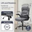 Fauteuil de direction ergonomique avec accoudoirs rabattables-1955742577