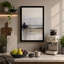 Misty Waterside Scandinavian - Wrapped Canvas-309938889-309938911