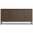Banting 72"W Solid Wood Modern Industrial 4-Door Sideboard Buffet with Adjustable Shelves and Metal Base