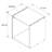 Modern Metal Open Cube Storage Side Table-1564941109
