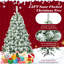 Arbre de Noël artificiel pin floqué-51504603