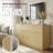 Six-Drawer Double-Row Chest of Drawers, Modern Style White Textured Chest-292484319