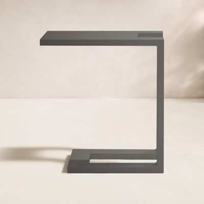 Marselia 13'' Metal Outdoor Side Table
