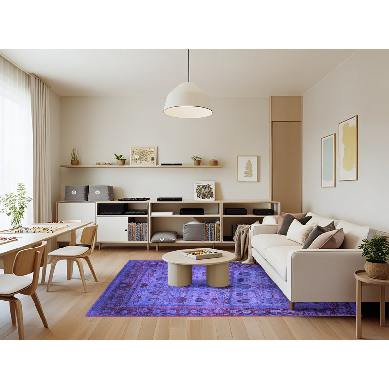 Oriental Indoor Rug, Rectangle 7' x 9'