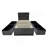 Storage Bed In Dark Gray