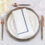 Odelle Embroidered Line Design Dinner 4 Piece Napkin Set-620832491