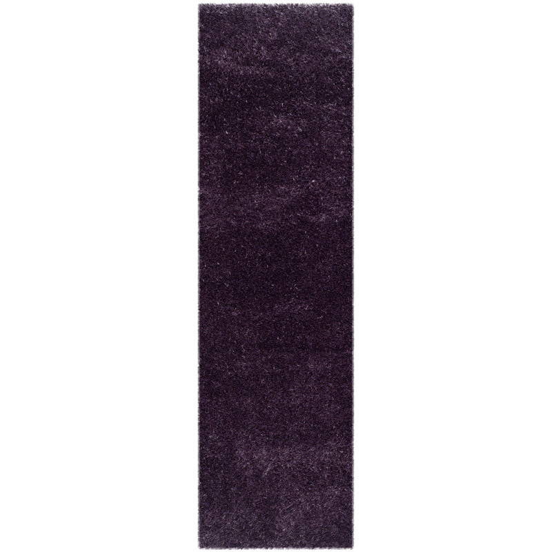 Arshith Shag Performance Solid Color Rug, Runner 2'3" x 8'