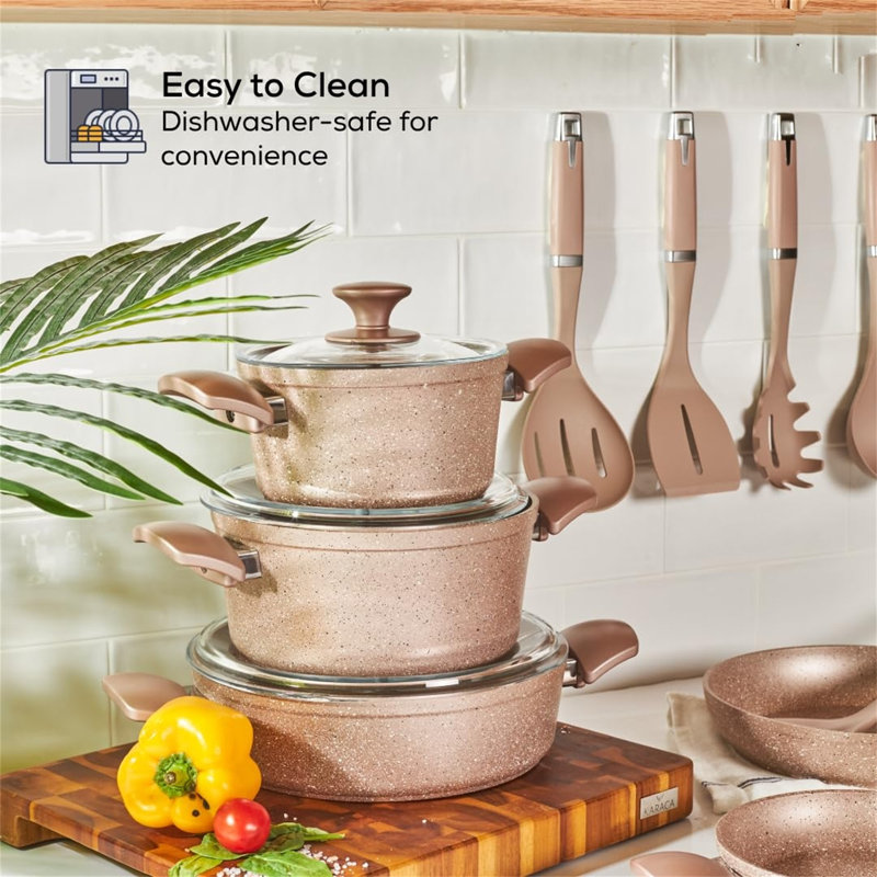Compas 13 - Piece Stoneware Cookware Set