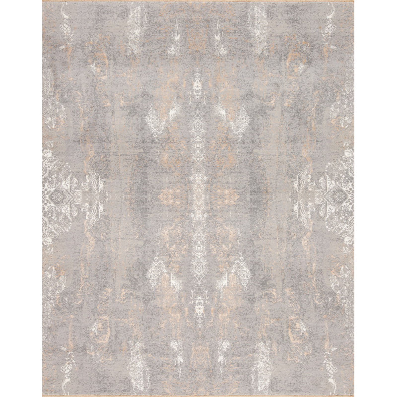 Nirvana Couture Silk Damask Area Rug, Sample 2' x 3'