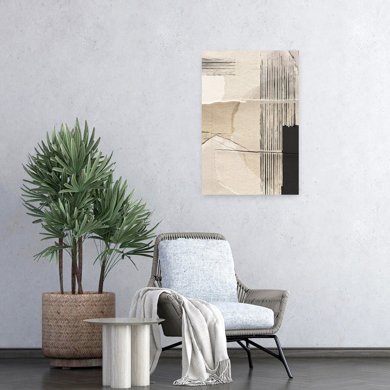 Art contemporain contemporain abstrait, H 24 po x l 16 po