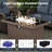 10 Piece Patio Furniture Set With Fire Pit Table, All-weather Wicker Outdoor Conversation Set With Swivel Rocking Chair And 6 Inch Thick Cushions-789530691-789530690