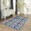 Tapis bleu touffeté à la main Demirhan-20667418