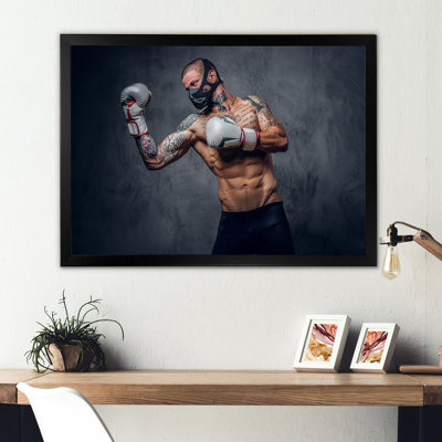 " Masked Martial Art Tattooed Fighter "