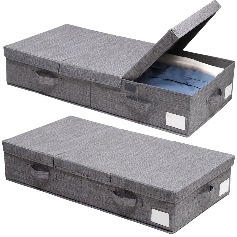 Brayden Studio Fabric Underbed Storage