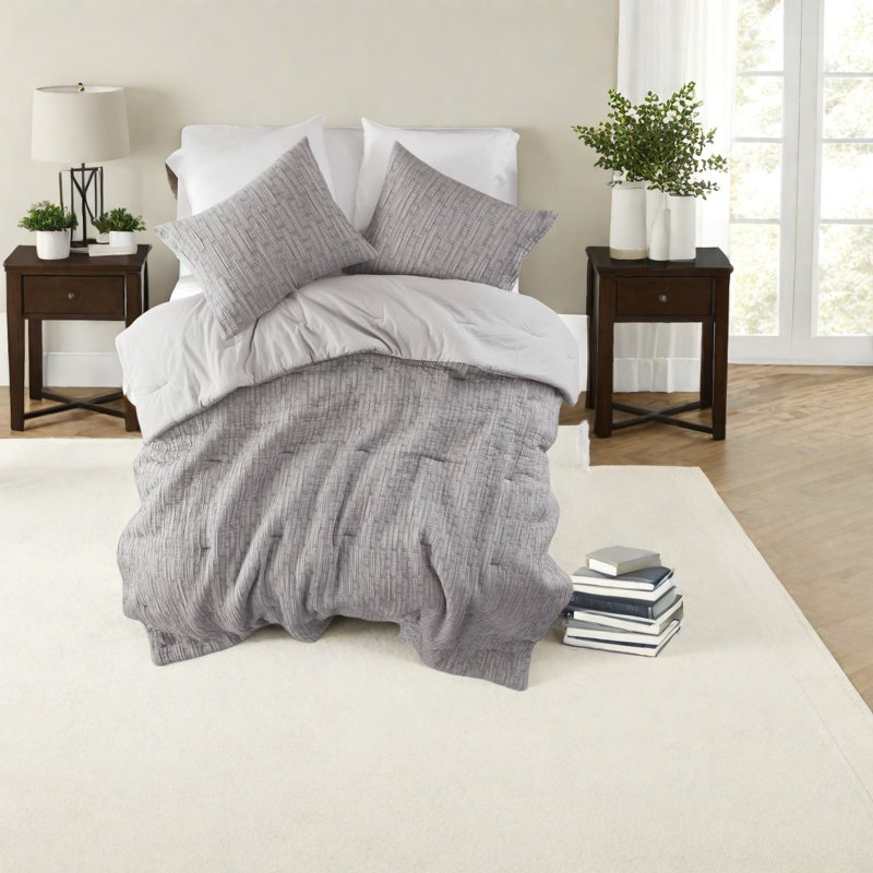 Ensembles de literie surdimensionnés de qualité supérieure en mélange de coton pour les chambres modernes