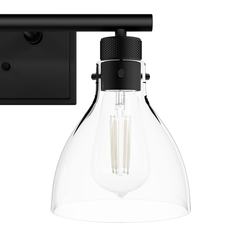 Van Nuys 3 - Light Dimmable Vanity Light, Matte Black