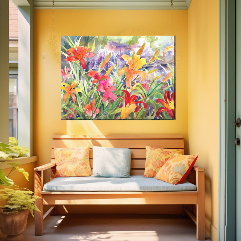 Art sur toile en plein jour