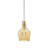 Adjustable Gold Glass Pendant Light Stylish For Kitchen Islands