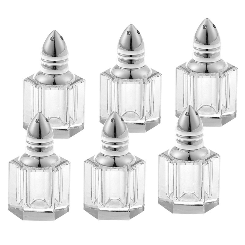 Handcrafted Silver Crystal Salt and Pepper Shaker Set