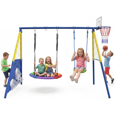 YC saucer swing 40"  -Rainbow