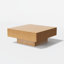  Table basse 31 po carrée en bois massif avec deux tiroirs de rangement-1462684906-1462684905