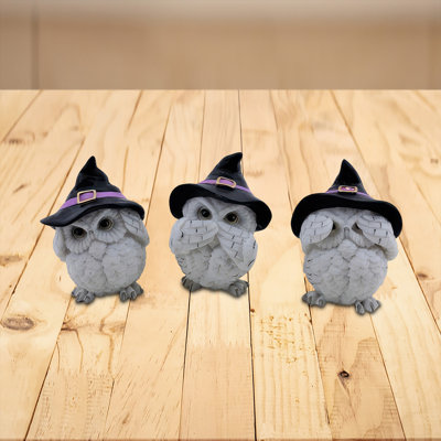 Ensemble de figurines Hibou des neiges 3,5 pi