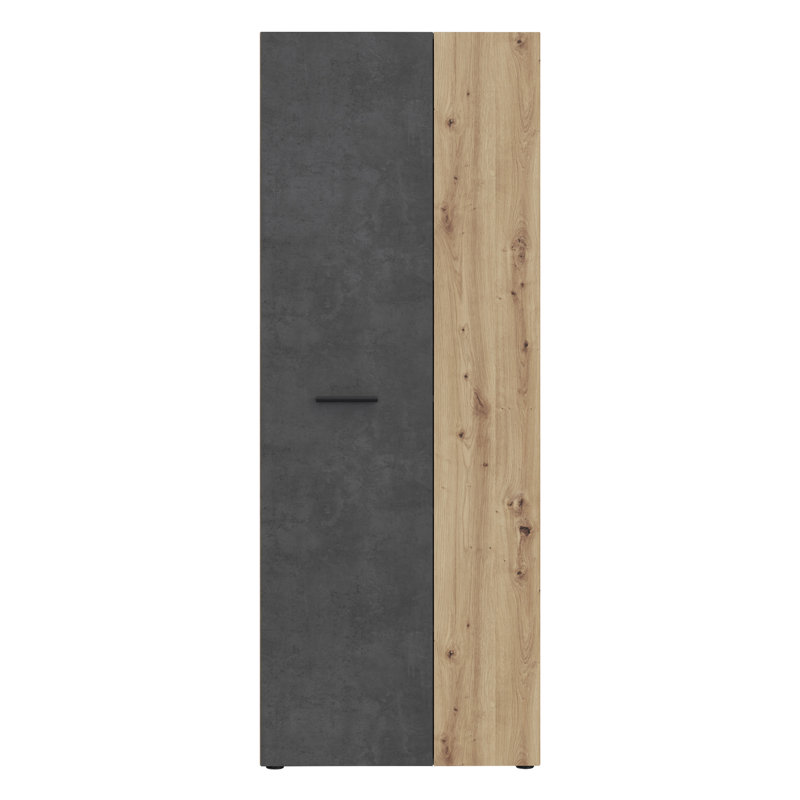 Shilu 18 Pair Shoe Storage, Grey/Oak