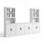  Garde-manger 71 po avec bibliothèques, meuble télé de ferme de 94,5 po pour téléviseur de 70 po ou moins-642473404