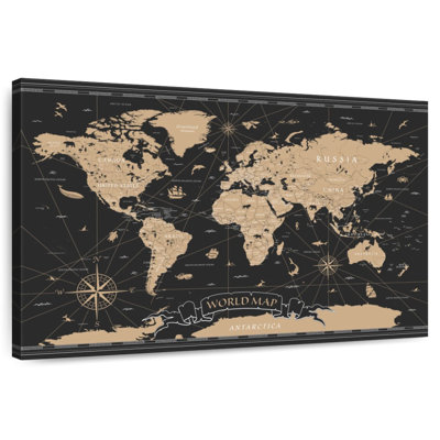 Carte du monde Aliaz Grand