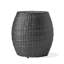 Table d'appoint grise pour patio 14,00 po, position en fer robuste, table d'extérieur 14,00 po, gris, structure-1745552841